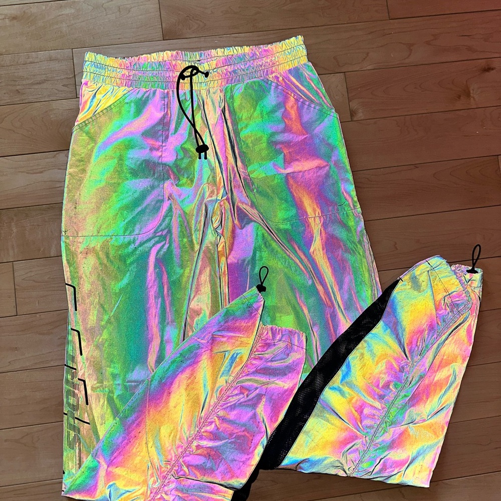 Holographic KITH Jogger Pants